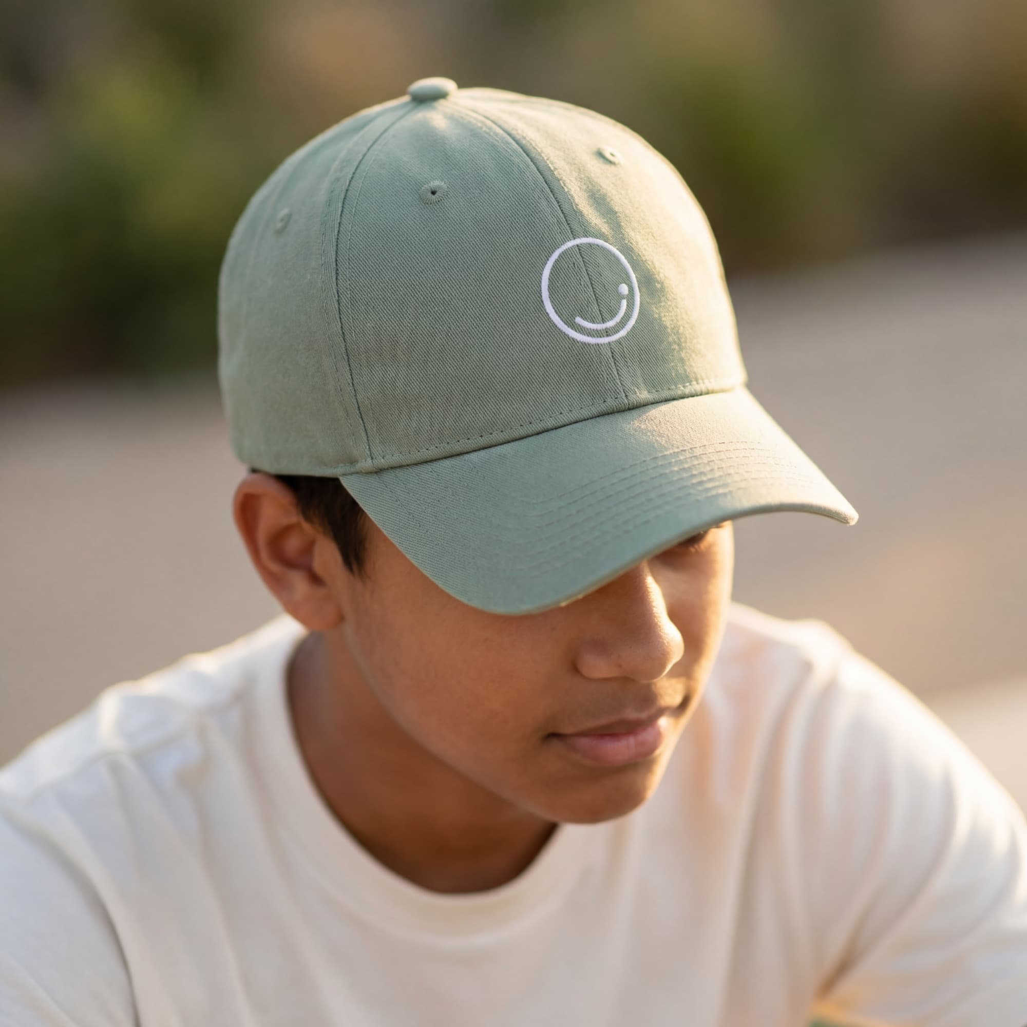 Patient wearing a The Ortho Co. cap